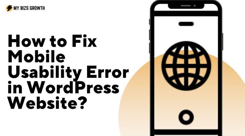 fix mobile usability error in wordpress website